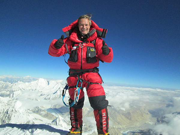 Horacio summit of Everest