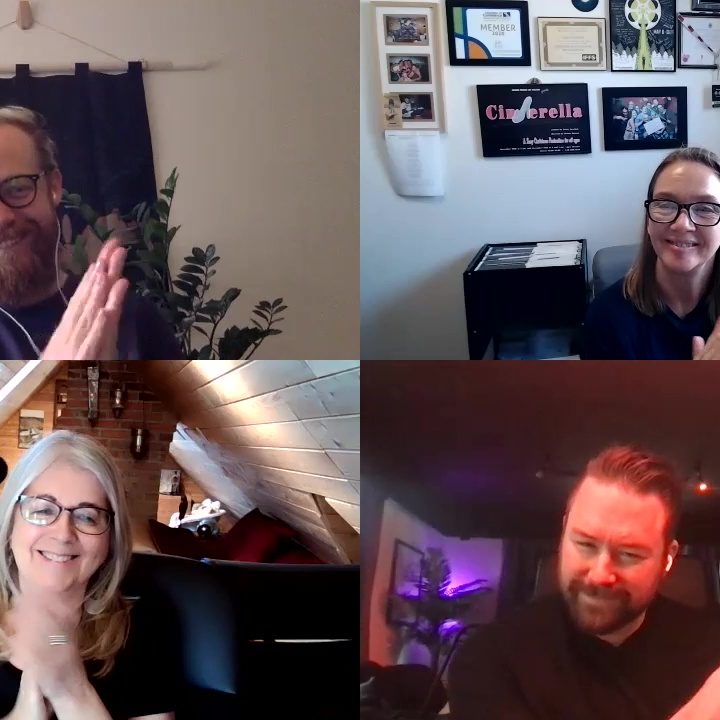 Jury clapping for award winners